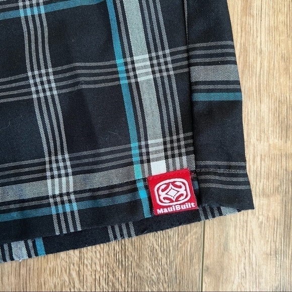 MauiBuilt Plaid Board Shorts - Picture 2 of 9